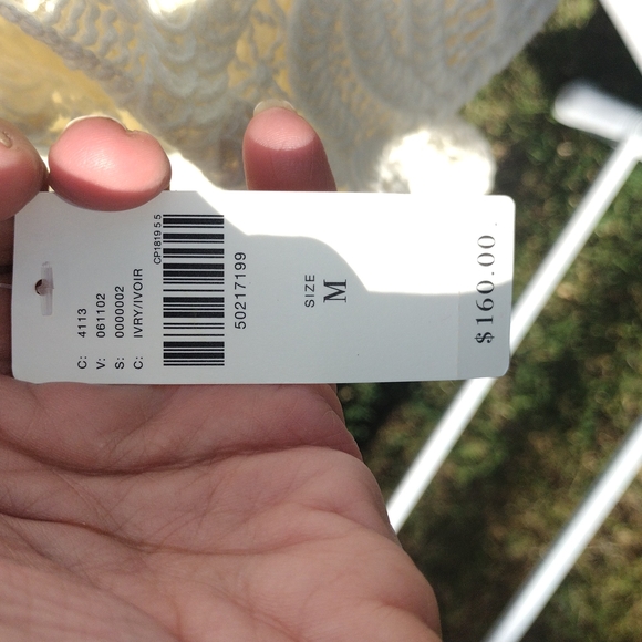 Anthropologie Cream Lace Cardigan Sweater - Picture 3 of 4